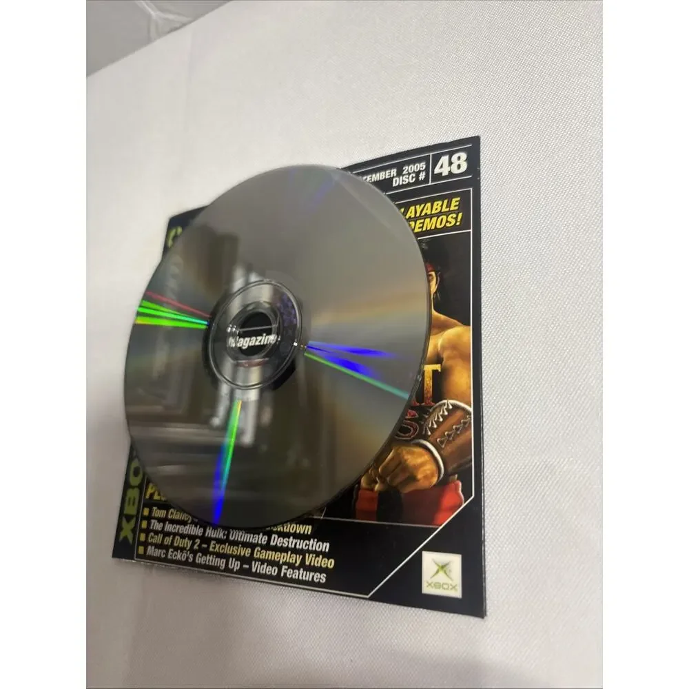 Official Xbox Demo Disc 48,49,50. MortalCombat, Farcry, StarWars Battlefront